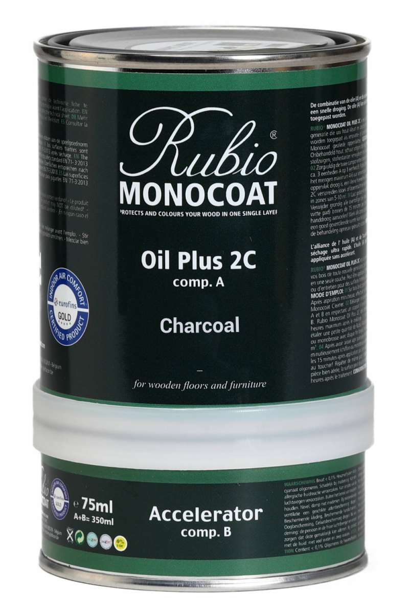 Oil Plus 2C Charcoal (A+B) | Rubio Monocoat Shop Von Bioraum